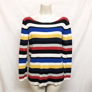 Gap Outlet Multicolor Striped Sweater